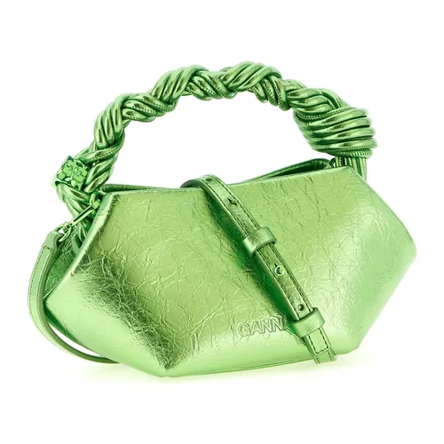 Ganni - Bags > Handbags - Green - Ganni - Modalova