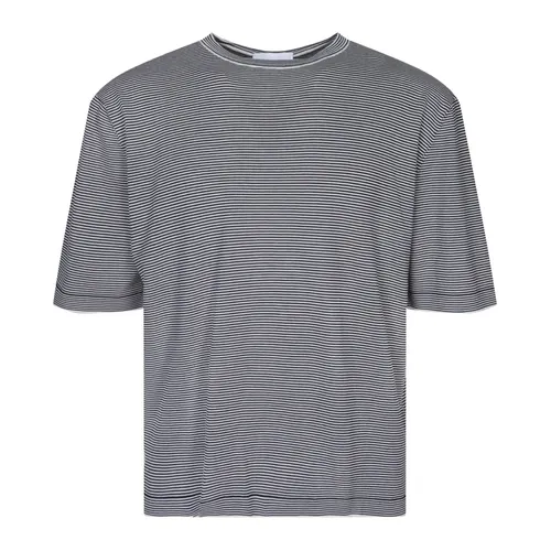 Lardini - Tops > T-Shirts - Black - Lardini - Modalova
