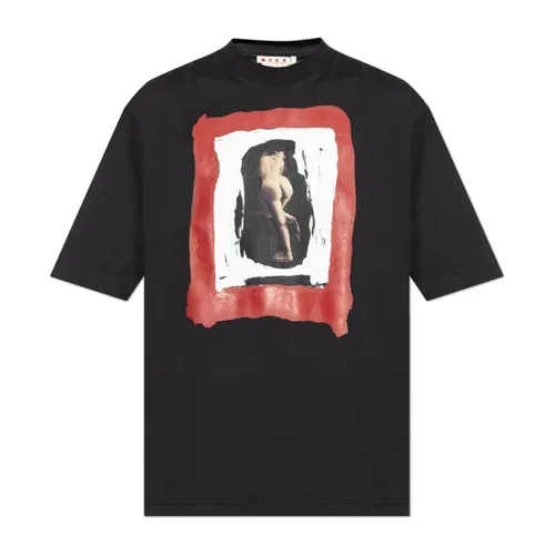 Marni - Tops > T-Shirts - Black - Marni - Modalova
