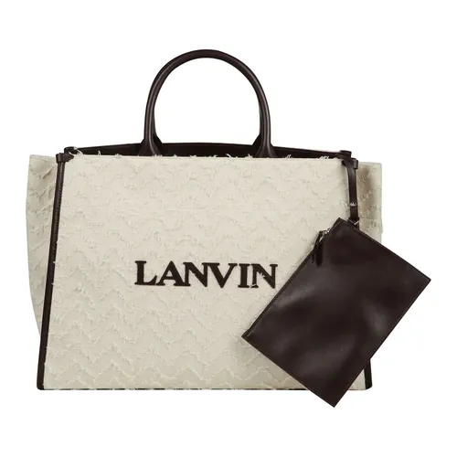 Lanvin - Bags > Handbags - Beige - Lanvin - Modalova