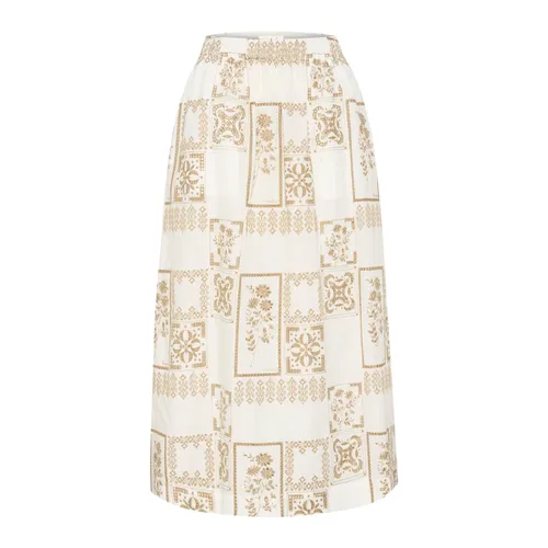 Skirts > Midi Skirts - - Soaked in Luxury - Modalova