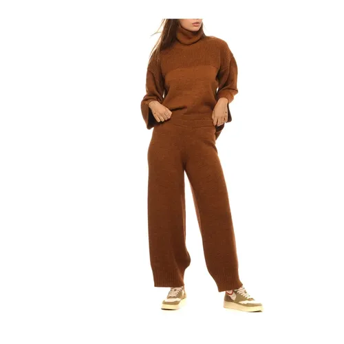 Trousers > Wide Trousers - - Akep - Modalova