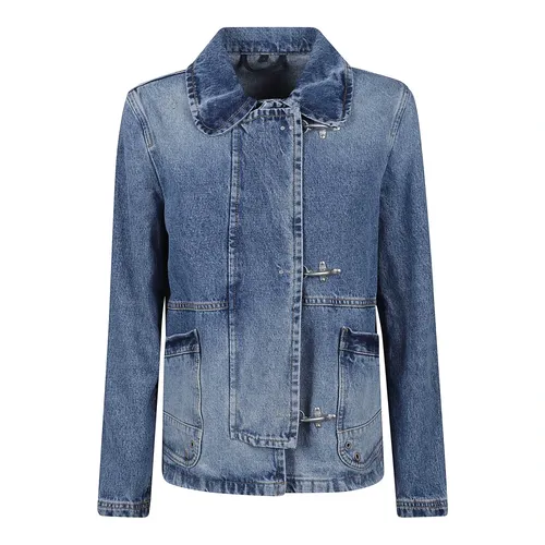 Jackets > Denim Jackets - - Fay - Modalova