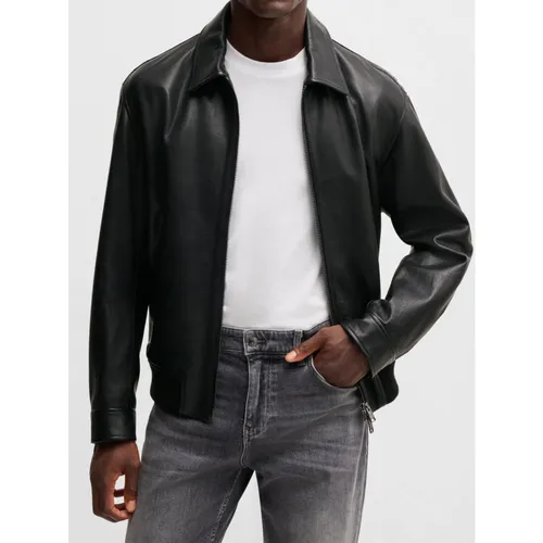 Jackets > Leather Jackets - - Hugo - Modalova