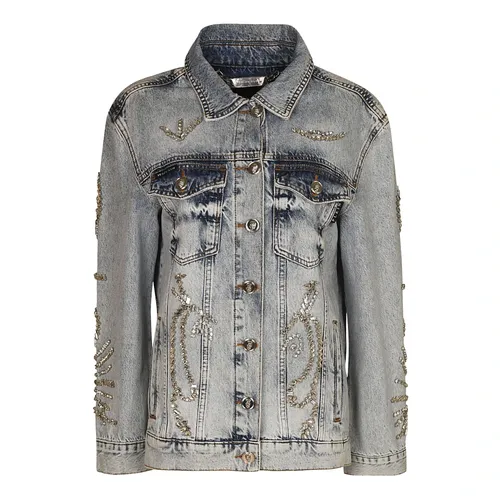 Jackets > Denim Jackets - - Philipp Plein - Modalova
