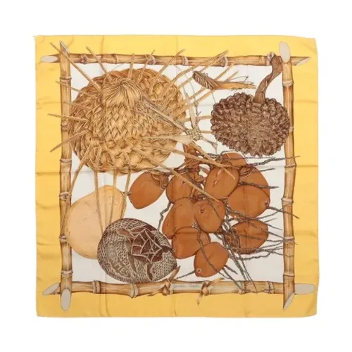 Pre-owned > Pre-owned Accessories > Pre-owned Scarves - - Hermès Vintage - Modalova