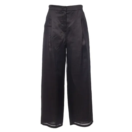 Trousers > Wide Trousers - - Max Mara Studio - Modalova