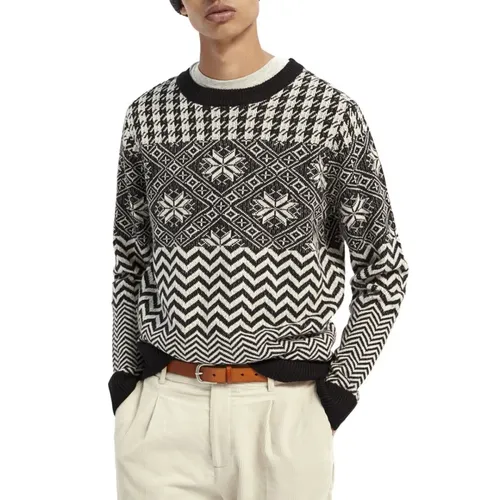 Knitwear > Round-neck Knitwear - - Scotch & Soda - Modalova