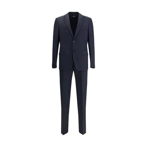 Suits > Suit Sets > Single Breasted Suits - - Zegna - Modalova