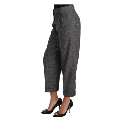 Trousers > Cropped Trousers - - Dolce & Gabbana - Modalova