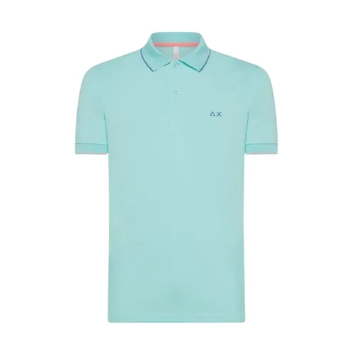 Sun68 - Tops > Polo Shirts - Blue - Sun68 - Modalova