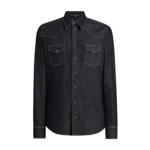 Shirts > Denim Shirts - - Dolce & Gabbana - Modalova