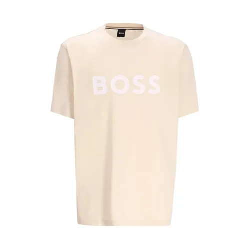Hugo - Tops > T-Shirts - Beige - Hugo - Modalova