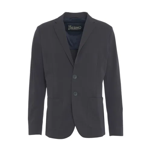 Herno - Jackets > Blazers - Blue - Herno - Modalova