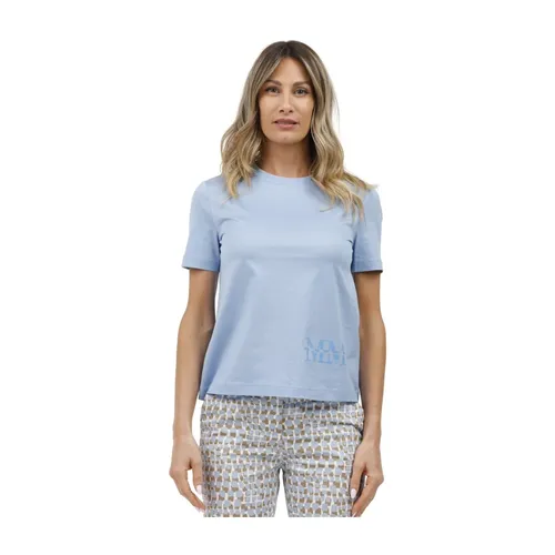 Max Mara - Tops > T-Shirts - Blue - Max Mara - Modalova