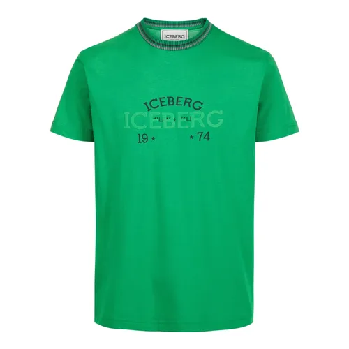 Iceberg - Tops > T-Shirts - Green - Iceberg - Modalova