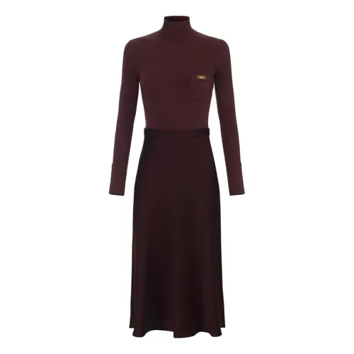 Dresses > Day Dresses > Midi Dresses - - Elisabetta Franchi - Modalova