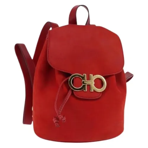 Pre-owned > Pre-owned Bags > Pre-owned Backpacks - - Salvatore Ferragamo Pre-owned - Modalova