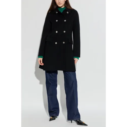 Coats > Double-Breasted Coats - - Versace - Modalova