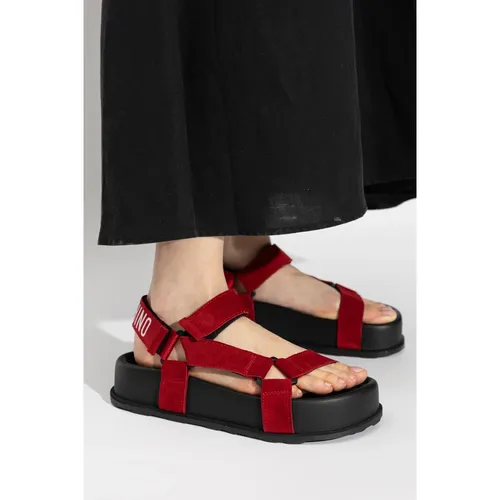 Shoes > Sandals > Flat Sandals - - Moschino - Modalova