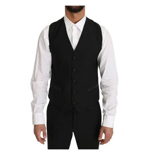Jackets > Vests - - Dolce & Gabbana - Modalova
