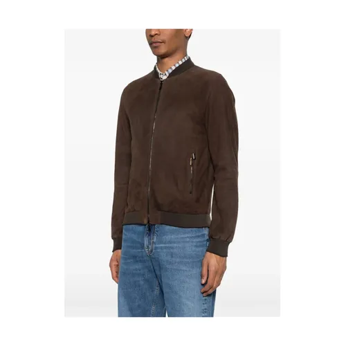 Jackets > Leather Jackets - - Moorer - Modalova