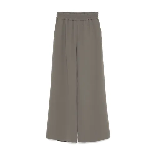 Trousers > Wide Trousers - - Mark Kenly Domino Tan - Modalova