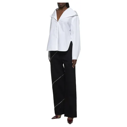 Trousers > Straight Trousers - - Alaïa - Modalova