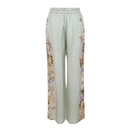 Trousers > Wide Trousers - - Zimmermann - Modalova