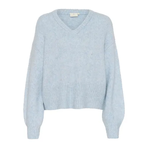 Knitwear > V-neck Knitwear - - Kaffe - Modalova