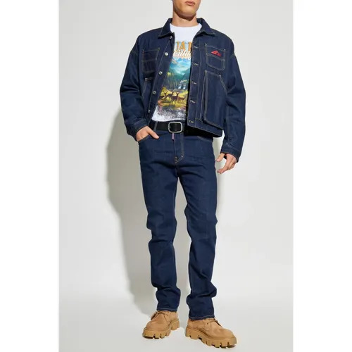 Jackets > Denim Jackets - - Dsquared2 - Modalova