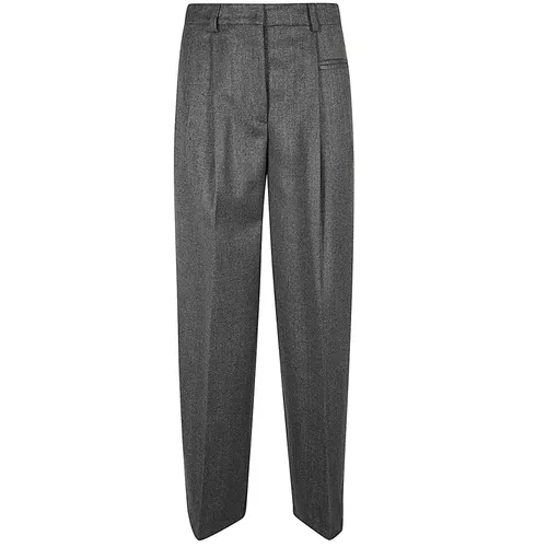 Trousers > Straight Trousers - - Mauro Grifoni - Modalova