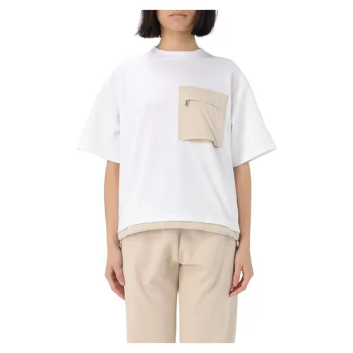 Moorer - Tops > T-Shirts - White - Moorer - Modalova