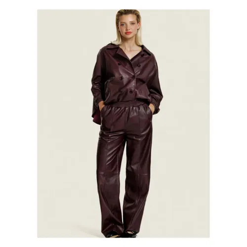 Trousers > Leather Trousers - - Alter Ego - Modalova