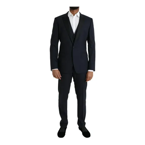 Suits > Suit Sets > Single Breasted Suits - - Dolce & Gabbana - Modalova