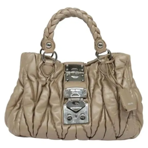Pre-owned > Pre-owned Bags > Pre-owned Shoulder Bags - - Miu Miu Pre-owned - Modalova