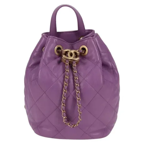 Pre-owned > Pre-owned Bags > Pre-owned Backpacks - - Chanel Vintage - Modalova