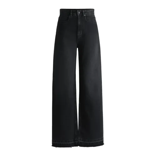 Hugo - Jeans > Wide Jeans - Black - Hugo - Modalova