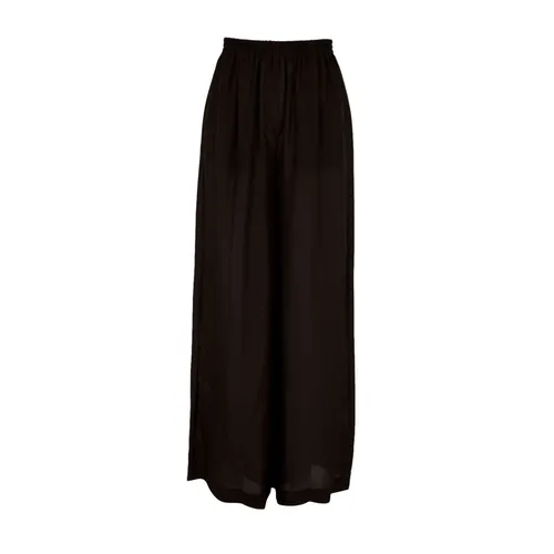 Trousers > Wide Trousers - - Solotre - Modalova