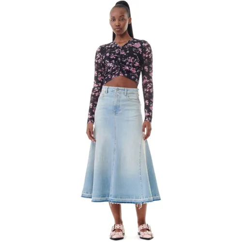 Skirts > Denim Skirts - - Ganni - Modalova