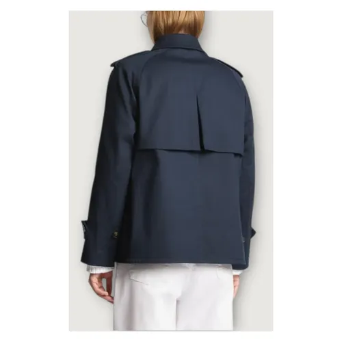 Fay - Coats > Trench Coats - Blue - Fay - Modalova
