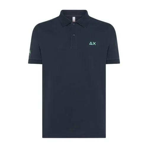 Sun68 - Tops > Polo Shirts - Blue - Sun68 - Modalova