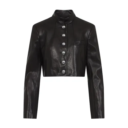 Jackets > Leather Jackets - - Khaite - Modalova