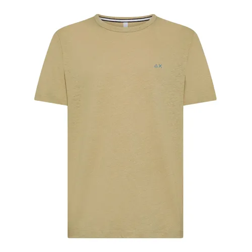 Sun68 - Tops > T-Shirts - Beige - Sun68 - Modalova