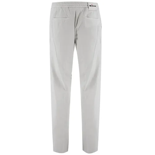 Trousers > Slim-fit Trousers - - Kiton - Modalova