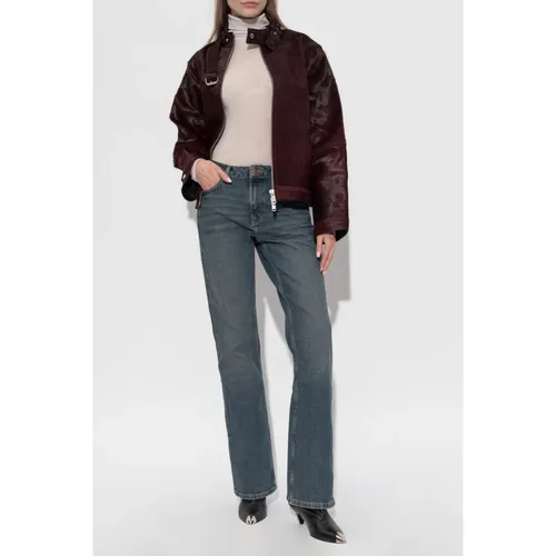 Jackets > Leather Jackets - - Samsøe Samsøe - Modalova