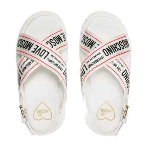 Shoes > Sandals > Flat Sandals - - Love Moschino - Modalova