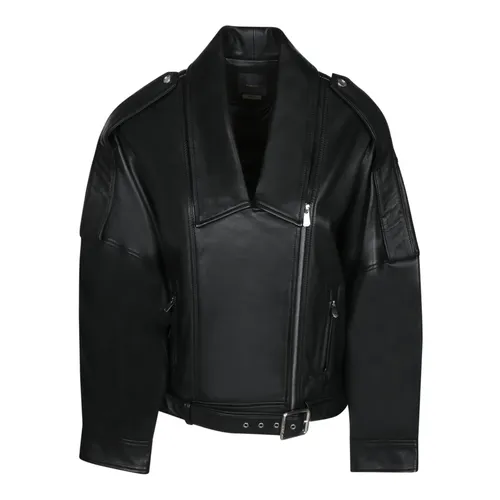 Jackets > Leather Jackets - - Pinko - Modalova