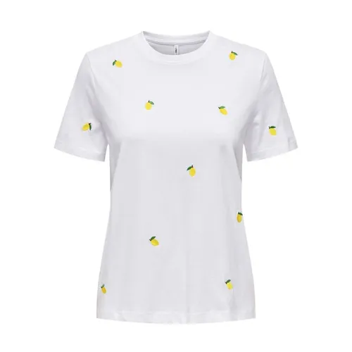 Only - Tops > T-Shirts - White - Only - Modalova