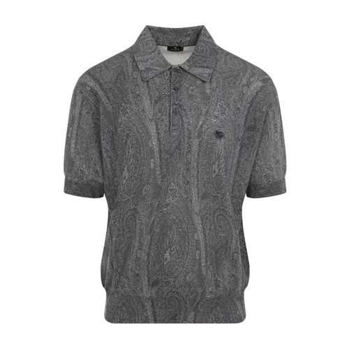 Etro - Tops > Polo Shirts - Gray - Etro - Modalova